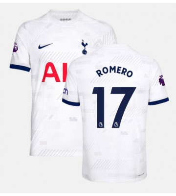 Maillot de foot Tottenham Hotspur Cristian Romero #17 Domicile 2023-24 Manches Courte